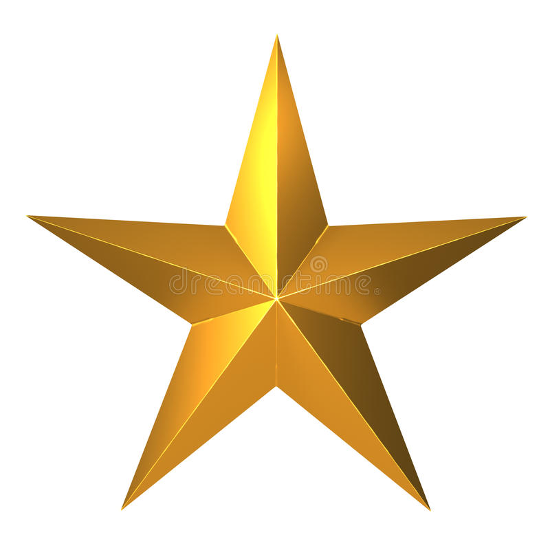 d-gold-star-render-five-pointed-46161521